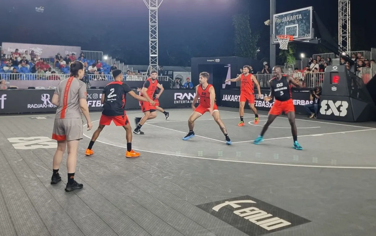 South Jakarta Inaspro tampil di FIBA 3x3 Challenger 2025/foto: SportCorner.id/Tino Ferdiano