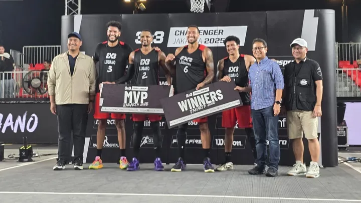 Lugano juara di FIBA 3x3 Challenger di Jakarta 2025/Istimewa