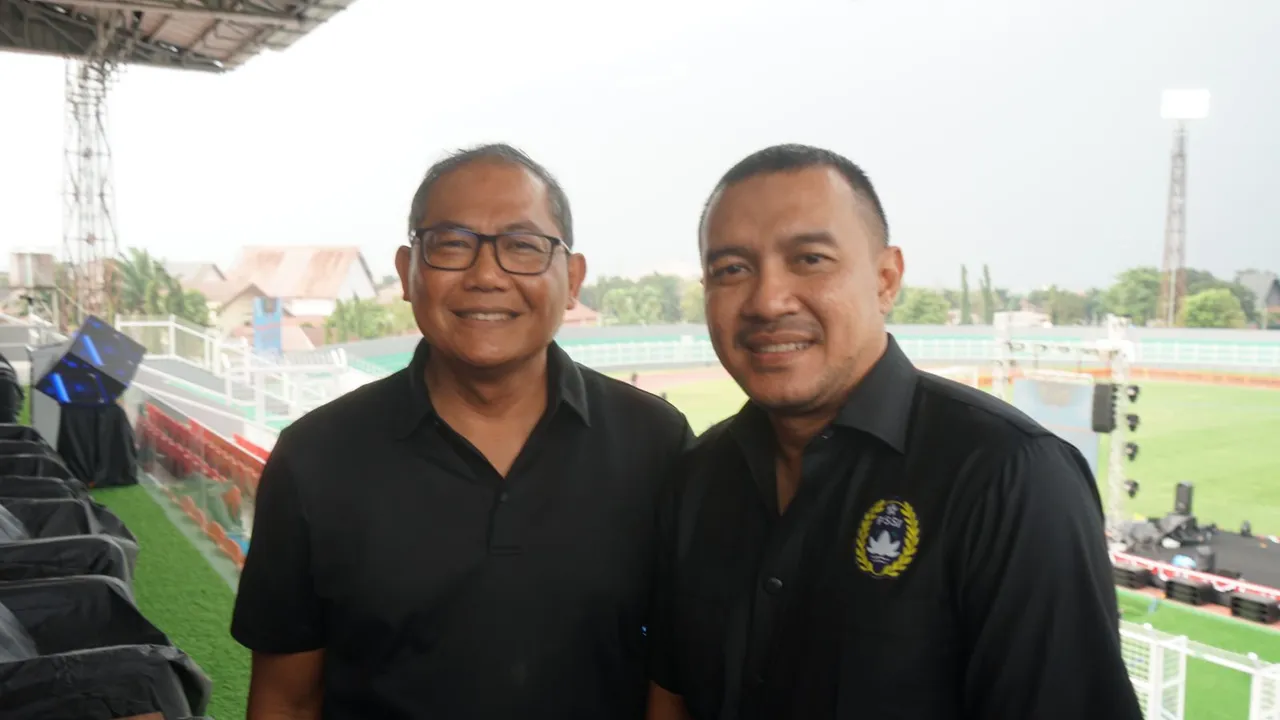 COO Bhayangkara FC, Sumardji bersama Asprov PSSI Lampung, Yoga