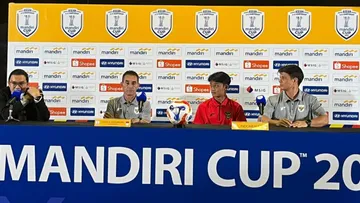 Pelatih Timnas Indonesia U-23 Gerald Vanenburg/SportCorner/Muhammad Nurhendra Saputra.