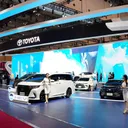 Booth Toyota di GIIAS 2025, ICE BSD City, Tangerang. (TAM) - Booth Toyota di GIIAS 2025, ICE BSD City, Tangerang. (TAM)