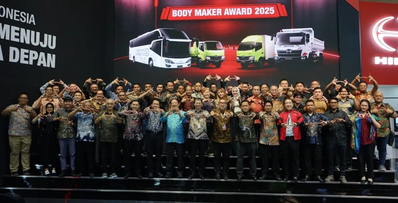 Malam penghargaan Hino Bodymaker Awarding 2025 di GIIAS. (HMSI)