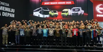 Malam penghargaan Hino Bodymaker Awarding 2025 di GIIAS. (HMSI)