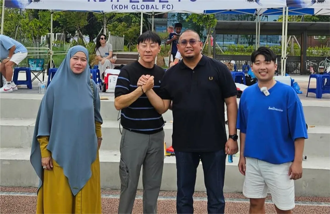 Andre Rosiade bertemu dengan Shin Tae-yong/Instagram