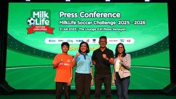Konferensi Pers MilkLife Soccer Challenge/Istimewa.