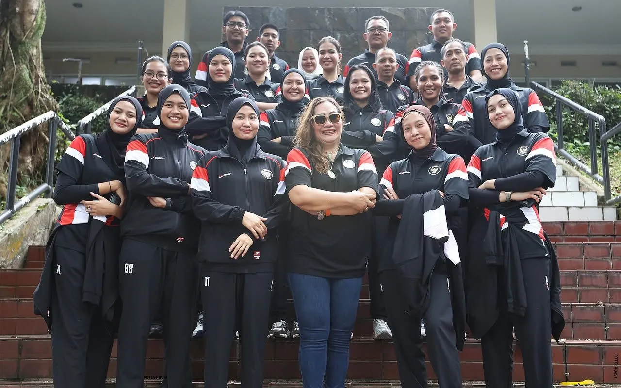 Skuad Timnas Voli Putri Indonesia di SEA V.League 2025/foto: Ofisial PBVSI