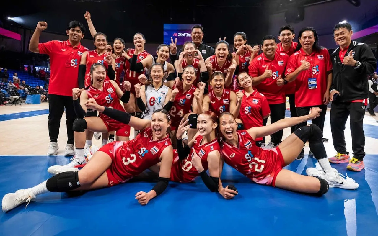 Para pemain Timnas Voli Putri Thailand/foto: Volleyball World