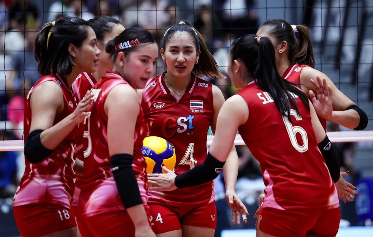 Thailand kalahkan Filipina di laga pertama SEA V.League 2025 putri leg pertama/foto: SAVA