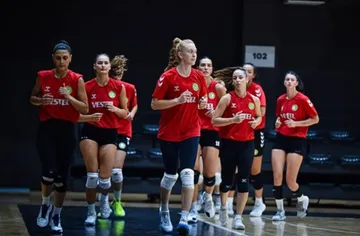 Pemain Manisa BBSK sudah mulai berlatih jelang bergulirnya Liga Voli Putri Turki divisi 2 Kadinlar 1 Ligi 2025/2026/foto: Ofisial Manisa BBSK
