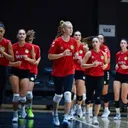 Pemain Manisa BBSK sudah mulai berlatih jelang bergulirnya Liga Voli Putri Turki divisi 2 Kadinlar 1 Ligi 2025/2026/foto: Ofisial Manisa BBSK