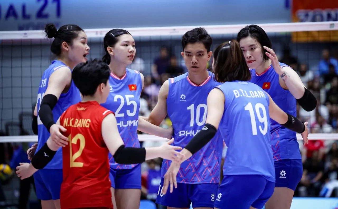 Vietnam menang 3-1 atas Filipina di laga kedua SEA V.League 2025 putri leg pertama/foto: SAVA