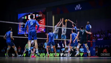 Italia lolos ke final VNL untuk pertama kalinya usai menang 3-1 atas Slovenia/foto: Volleyball World