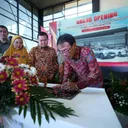 Peresmian diler Mitsubishi Motors Bosowa Berlian Motor Tanjung Bunga, Makassar. (MMKSI)