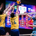 Brasil rebut peringkat tiga VNL 2025 putra usai kalahkan Slovenia dengan skor 3-1/foto: Volleyball World