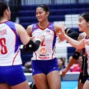 Filipina kalahkan Indonesia di laga pamungkas SEA V.League 2025 putri leg pertama/foto: SAVA