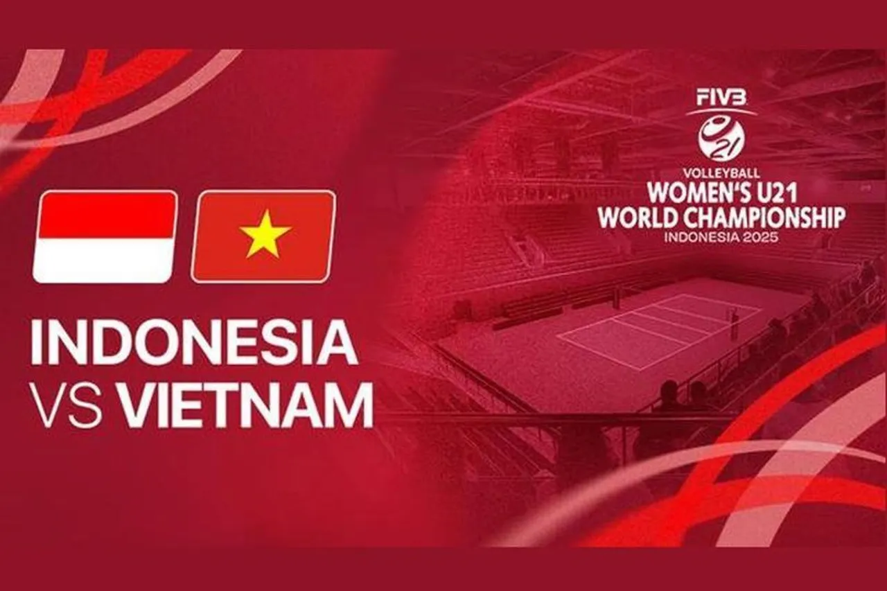 Indonesia vs Vietnam di FIVB Volleyball World Championships U21 2025 / Vidio