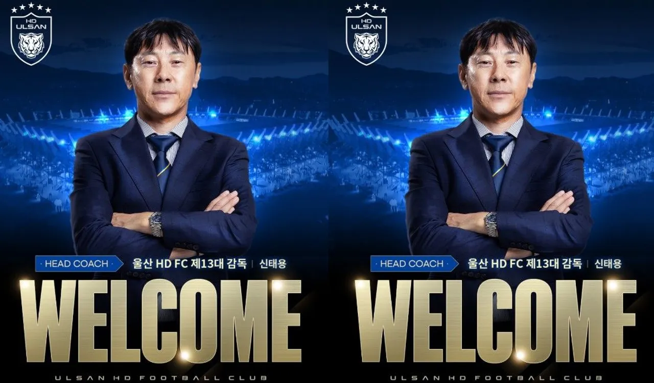 Shin Tae-yong resmi melatih Ulsan Hyundai di Liga Korea Selatan/foto: Ofisial Ulsan Hyundai