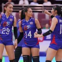 Timnas Voli Putri Thailand menang 3-0 atas Timnas Voli Putri Indonesia di laga pertama SEA V.League 2025 putri leg kedua/Foto: SAVA