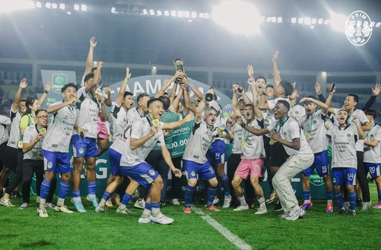 PSIM Yogyakarta juara Liga 2 2024/2025/foto: Ofisial PSIM