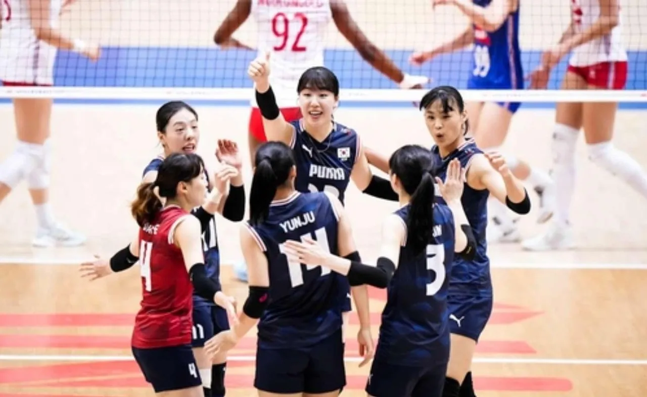 Timnas Voli Putri Korea Selatan U-21 menang dramatis atas Kroasia U-21 di FIVB U-21 World Championship 2025/foto: Volleyball World