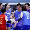 Vietnam menang 3-0 atas Indonesia di SEA V.League 2025 putri leg kedua/foto: SAVA