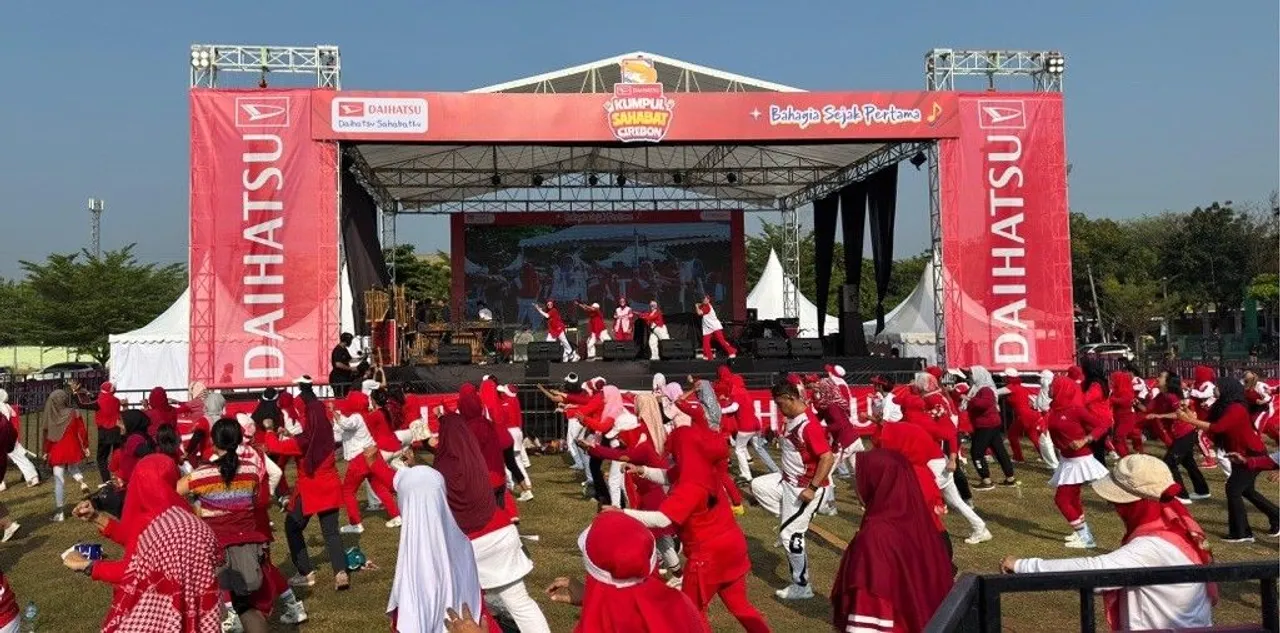 Daihatsu Kumpul Sahabat di Lapangan Arhanud 14 Pilang Raya, Cirebon. (ADM)
