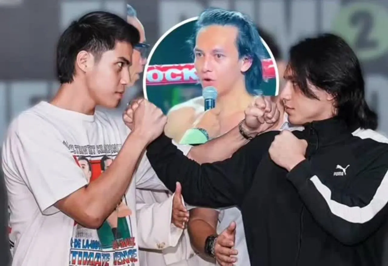Jefri Nichol kalah TKO dari El Rumi di Superstar Knock Out/foto: Istimewa