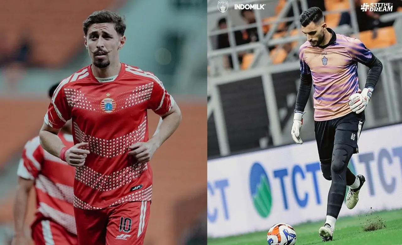 Gustavo Franca dan Igor Rodrigues/foto: Ofisial Persija dan Persita