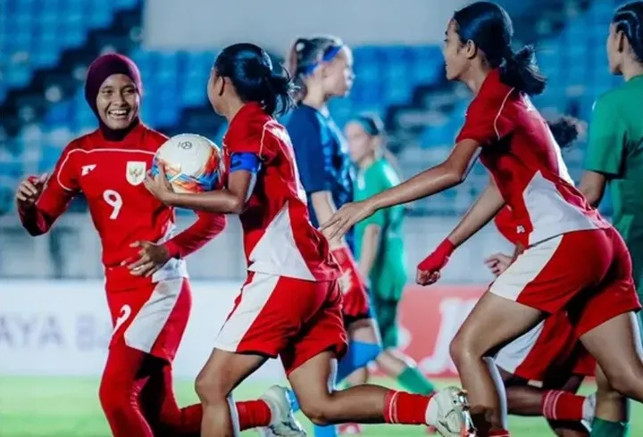 Timnas Putri Indonesia U-20 menang 4-0 atas Turkmenistan di Kualifikasi Piala Asia U-20 2026/foto: Ofisial Timnas Indonesia