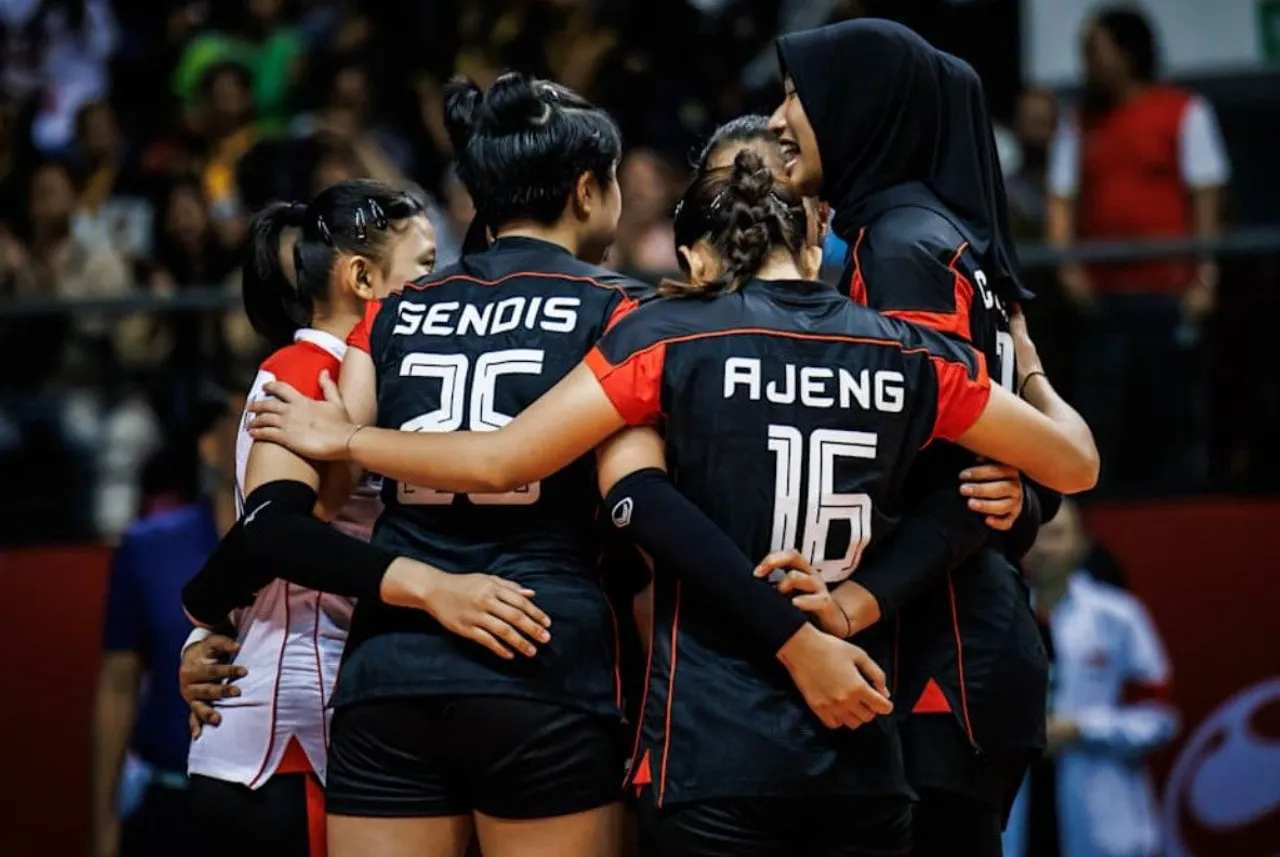Timnas Voli Putri Indonesia U-21 vs Argentina di FIVB Volleyball Womens U-21 World Championship 2025/foto: Volleyball World