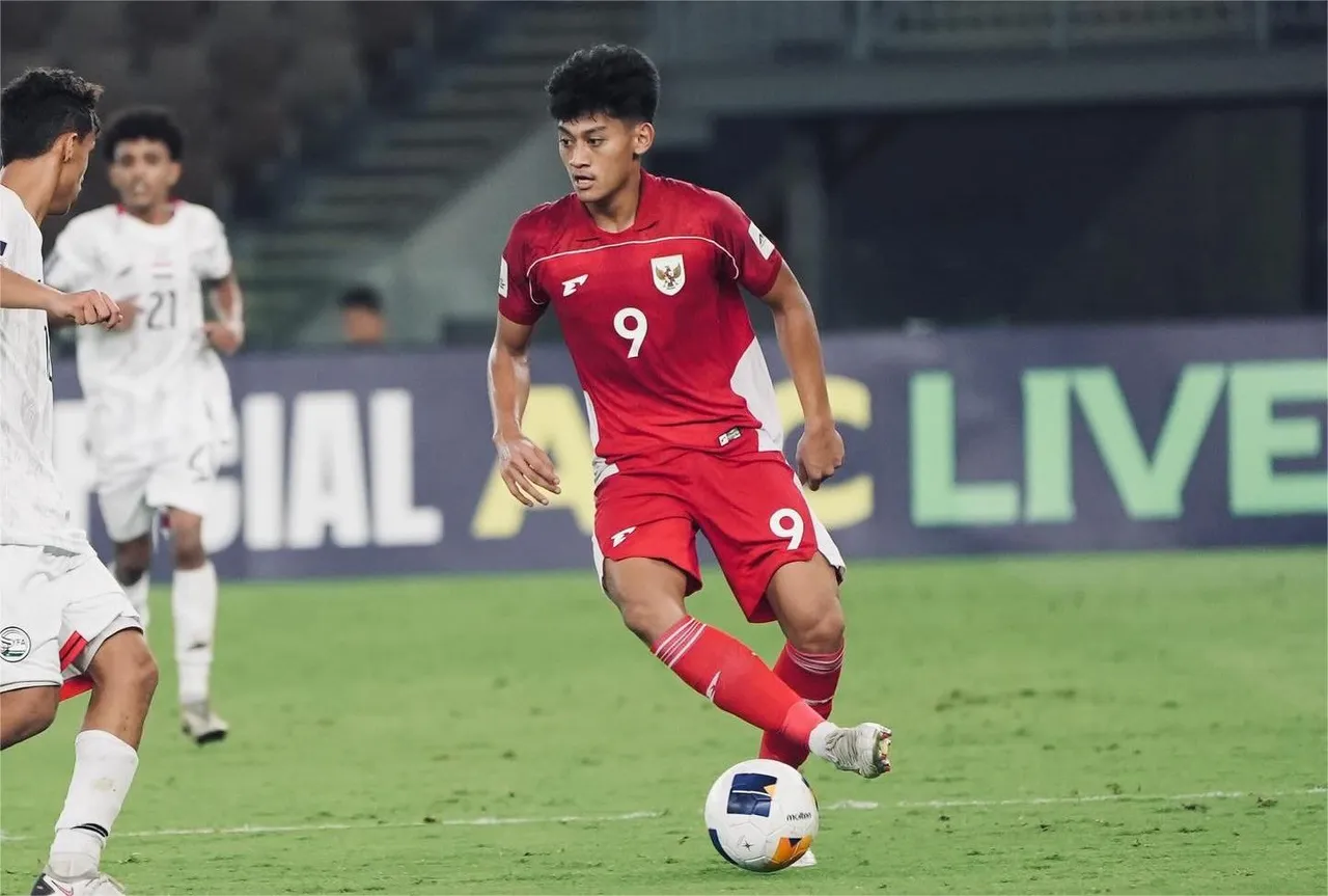 Penyerang Timnas Indonesia U-17, Mierza Firjatullah