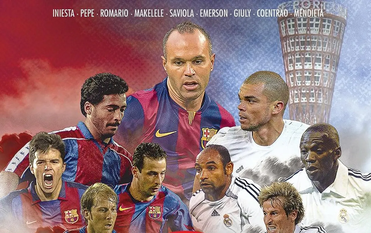 Clash of Legend: El Clasico Legends Real Madrid vs Barcelona di SUGBK / X @clasico_legends