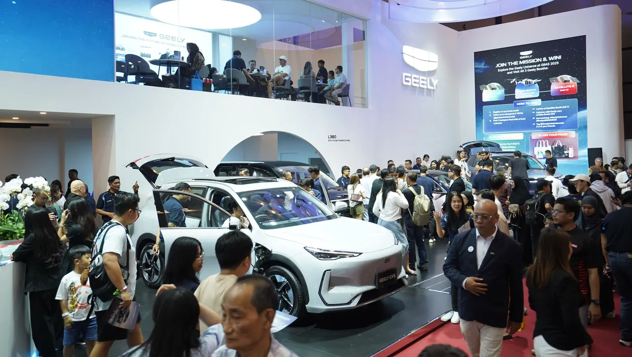 Geely berhasil membukukan 866 SPK pada GIIAS 2025. (GAI)