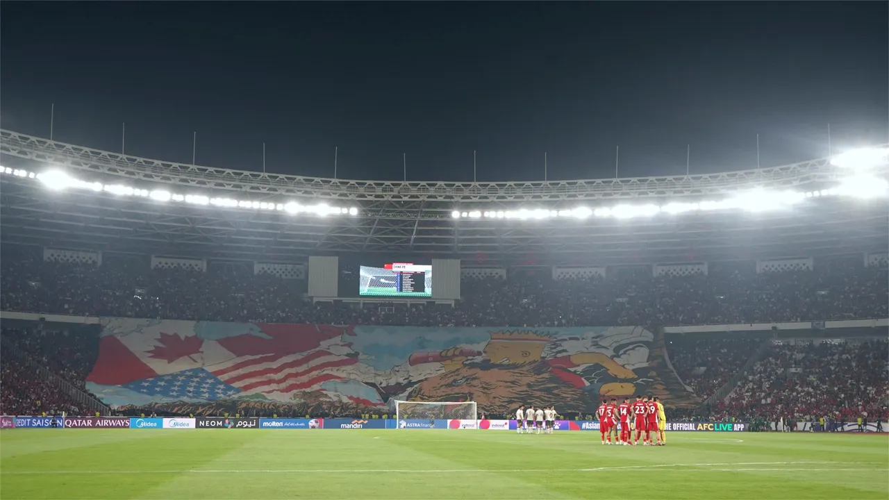 Laga Timnas Indonesia vs China di SUGBK/Hadi Febriansyah