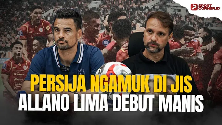 Carlos Pena mengeluhkan kualitas rumput JIS saat laga Persija vs Persita/foto: SportCorner.id