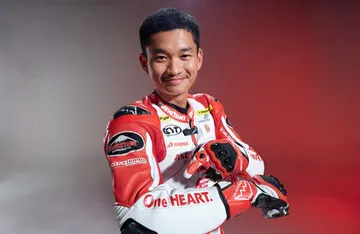Pembalap binaan Astra Honda Fadillah Arbi Aditama. (AHM)