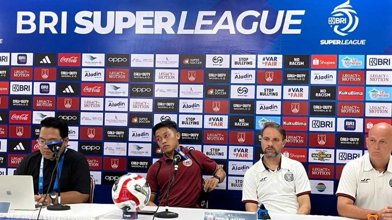 Pelatih Persija Jakarta Mauricio Souza dan Rio Ilham Fahmi/Sportcorner Muhammad Nurhendra Saputra.