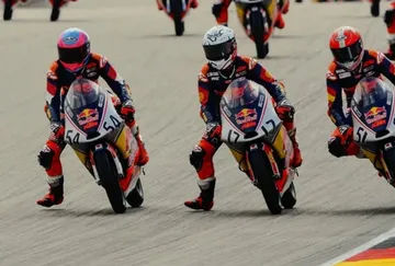 Veda Ega Pratama tampil di Red Bull Rookies Cup 2025/foto: IG Veda Ega Pratama