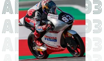 Fadillah Arbi Aditama tampil di Moto3 2025 seri Austria/foto: Honda Team Asia
