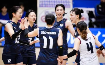Timnas Voli Putri Korea Selatan tampil di Korea Invitational 2025/foto: KOVO