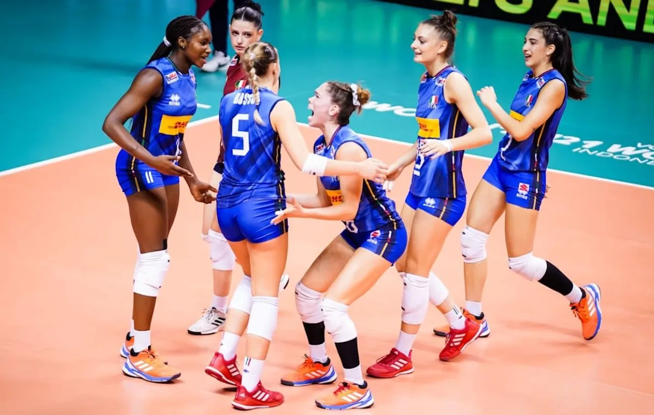 Timnas Voli Putri Italia U-21 juara FIVB Volleyball Women's U-21 World Championship 2025/foto: Volleyball World