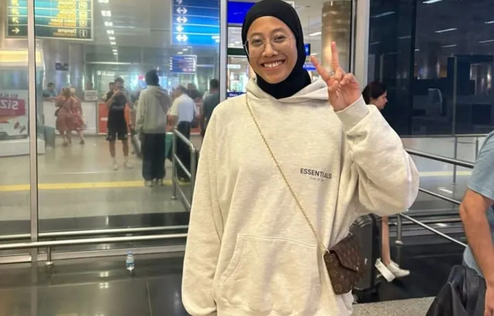 Megawati Hangestri sudah tiba di Turki pada Minggu (17/8/2025)/foto: Ofisial Manisa BBSK