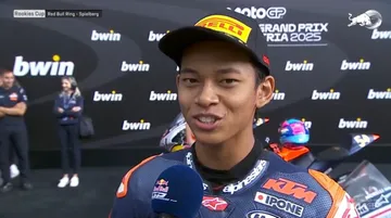 Veda Ega Pratama finis di posisi 2 pada race 1 dan race 2 Red Bull Rookies Cup 2025 Austria/foto: Red Bull Rookies Cup