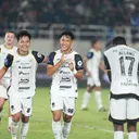 Selebrasi pemain Persija, Eksel Runtukahu/Media Persija
