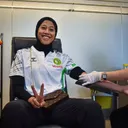 Megawati Hangestri telah menyelesaikan tes medis di Manisa BBSK/foto: Ofisial Manisa BBSK