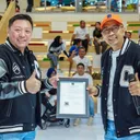 Head of Sales & Marketing Citroën Indonesia Ferdinan Hendra (kiri) bersama Ketua Umum Croisant Dudy Sulistyo. (IND)