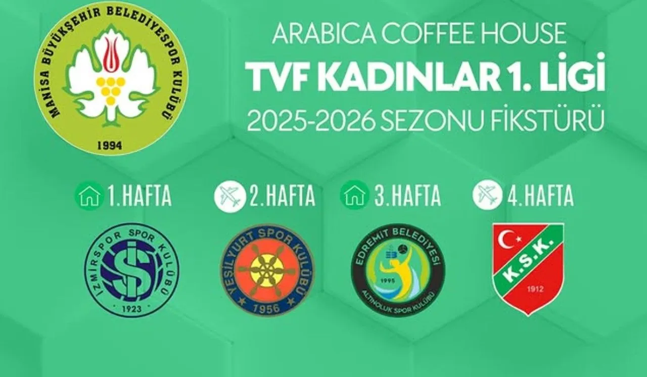 Jadwal pertandingan Manisa BBSK di Liga Voli Turki Kadinlar 1 Ligi 2025/2026/IG Manisa BBSK