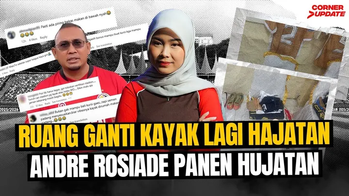Ruang ganti Semen Padang dibully netizen/foto: SportCorner.id