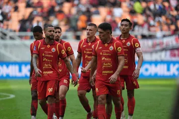Pemain Persija Jakarta usai lawan Malut United/Media Persija