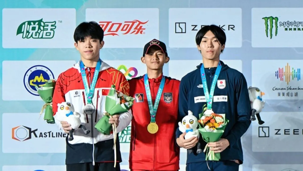 Atlet Panjat Tebing Muda Indonesia/Istimewa FPTI.